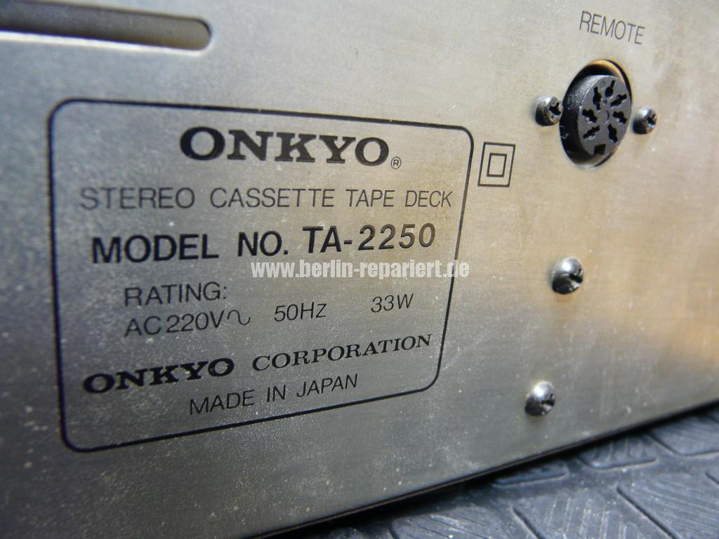 ONKYO TA-2250, Laufwerk Defekt (13)