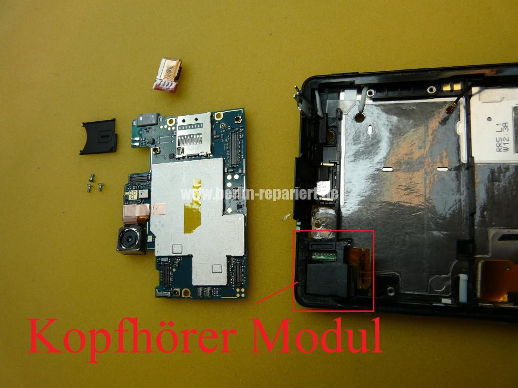Sony Xperia Z LH36, Kopfhörer Buchse Tauschen (3)