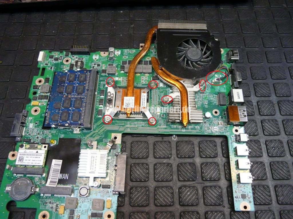 DELL Sudio 1558, Lüfter Defekt, Lüfter Reparieren, Lüfter Reinigen (12)