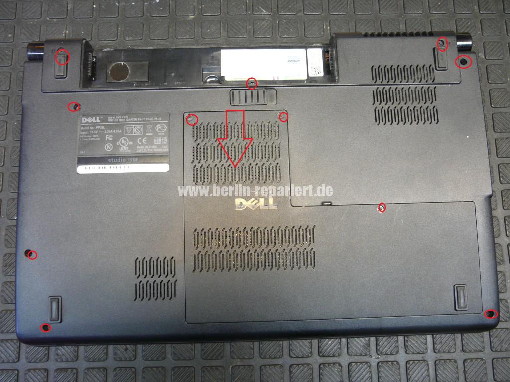 DELL Sudio 1558, Lüfter Defekt, Lüfter Reparieren, Lüfter Reinigen (2)