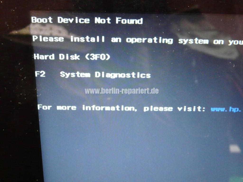 HP Pavilion 11-n077, Boot Device Not Found (3)