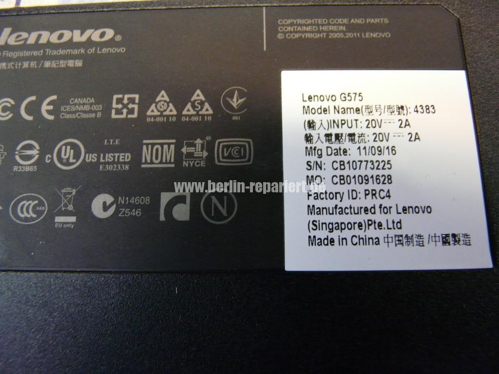 Lenovo G575 mit WD Scorpio Blue WD750, System Startet nicht (22)