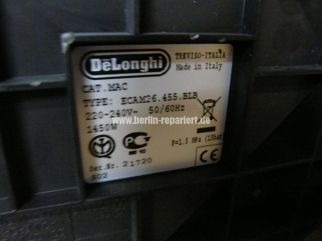 Delonghi ECAM 26.455, Allgemeine Störung (5)