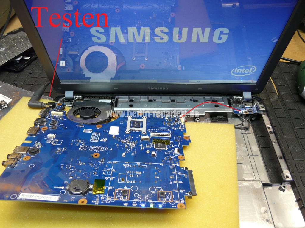 Samsung R530, Netzbuchse Durchgebrannt, Board Reparieren (17)