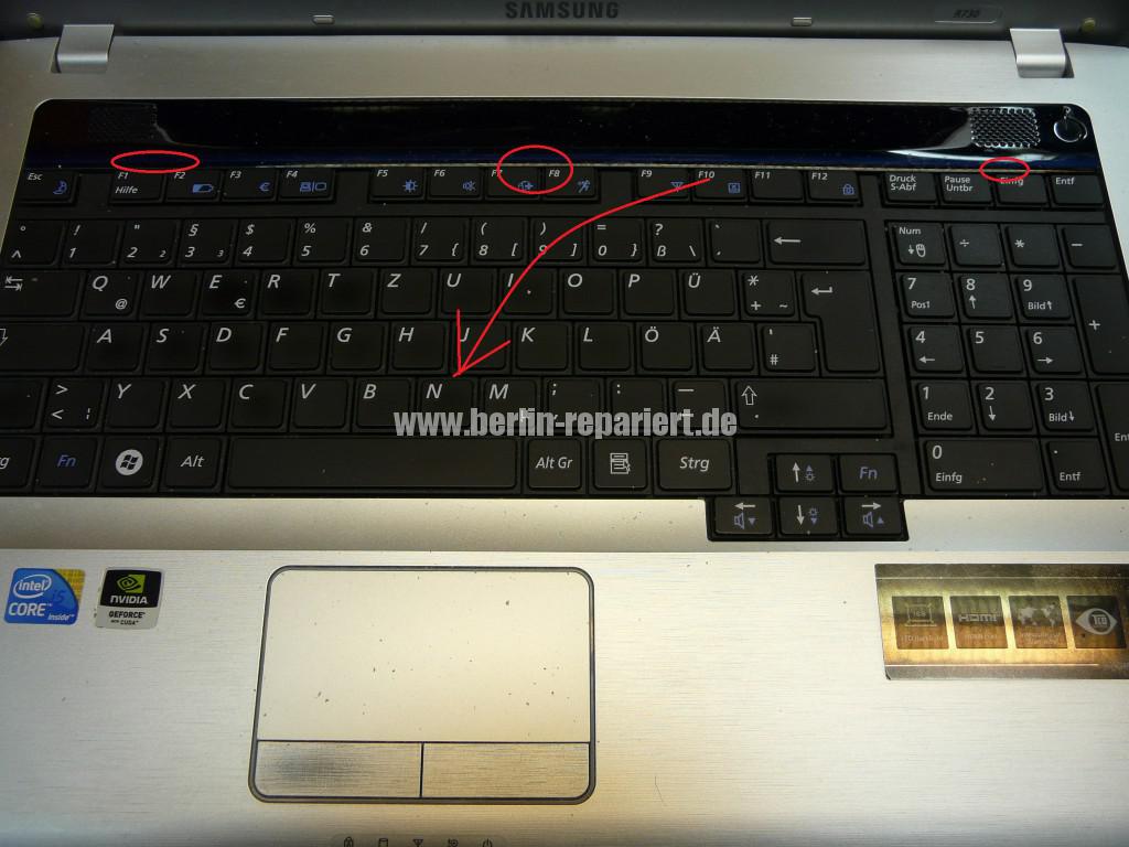 Samsung R730 tastatur Defekt (14)