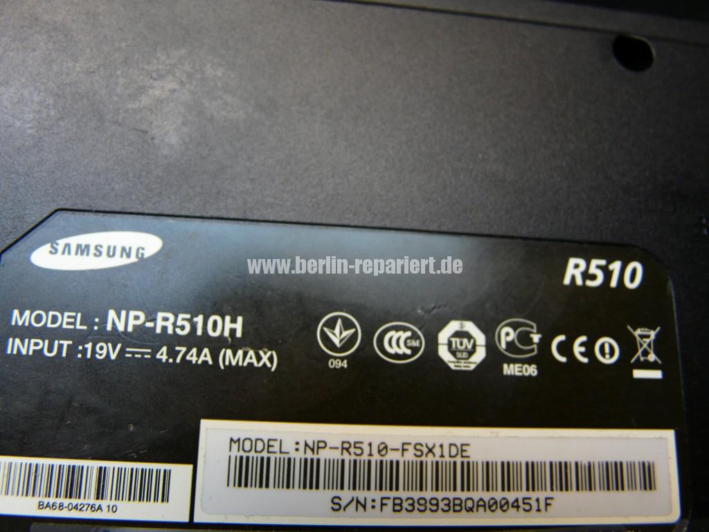 Samsung R510, keine Funktion (10)