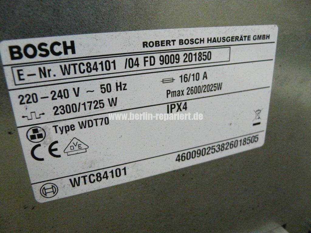 Bosch Classixx 7 WTC84101, Trommel dreht nicht, (8)