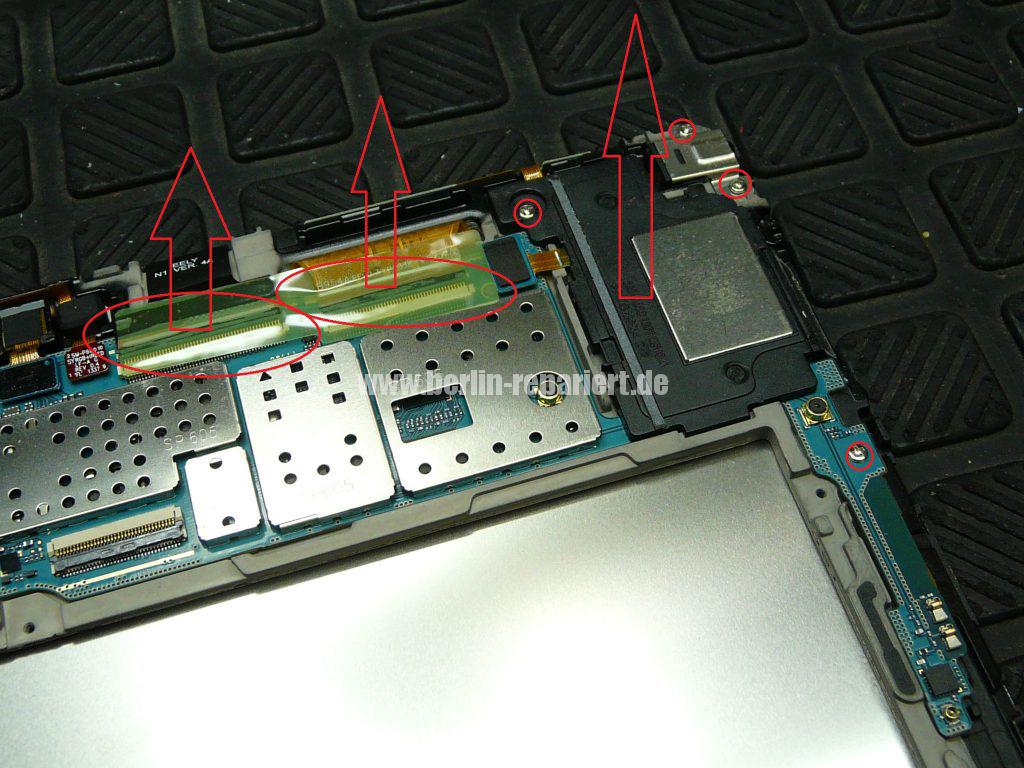 Samsung Galaxy TAB 2014Edition SM-P605, Display defekt, Akku austauschen (7)
