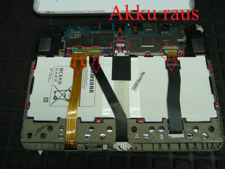 Samsung Galaxy TAB 3, Akku schnell lehr Atlas Multimedia Wir lieben