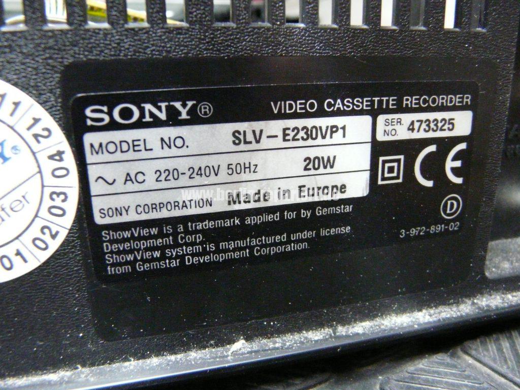 Sony SLV-E230, Ton ist leise (5)