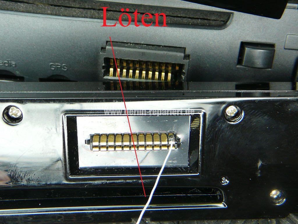 Autoradio, Kupplung Bedienteil defekt (3)