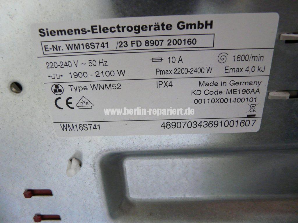 Siemens S16-74 und IQ500, Kugellager Schaden (4)