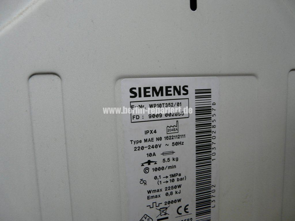 Siemens T10-35, WP10T352, Pumpt nicht ab (8)