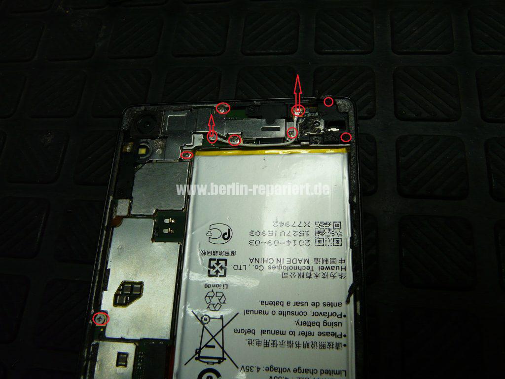 Huawei Ascendent P7, Display tauschen, zerlegen (4)