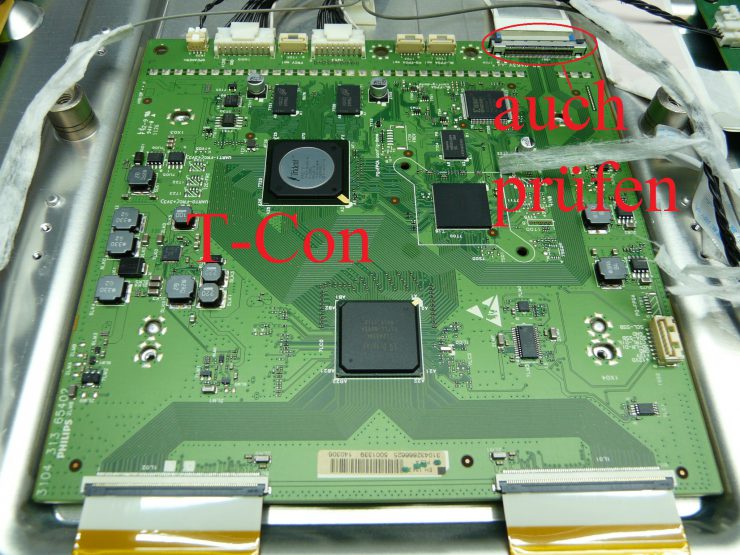 Philips 37PFL9606K/02, Zeitweise streifen in Bild, Bild geht weg und