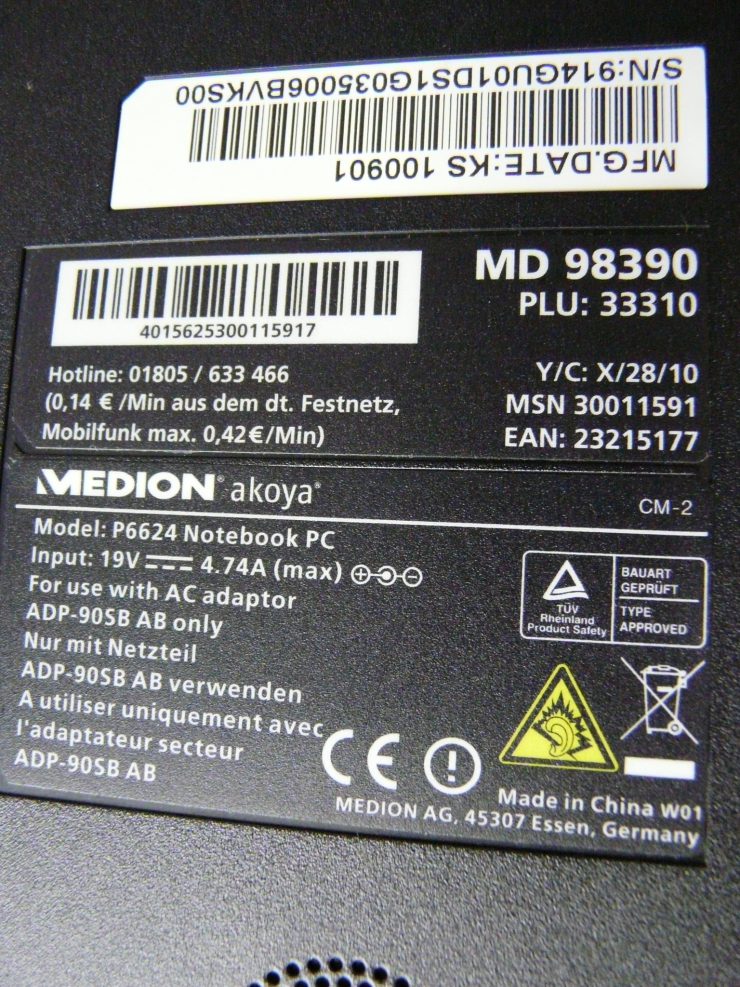 Medion MD98390, keine Funktion geht nicht an Atlas Multimedia Wir lieben Reparaturen , seit 1992